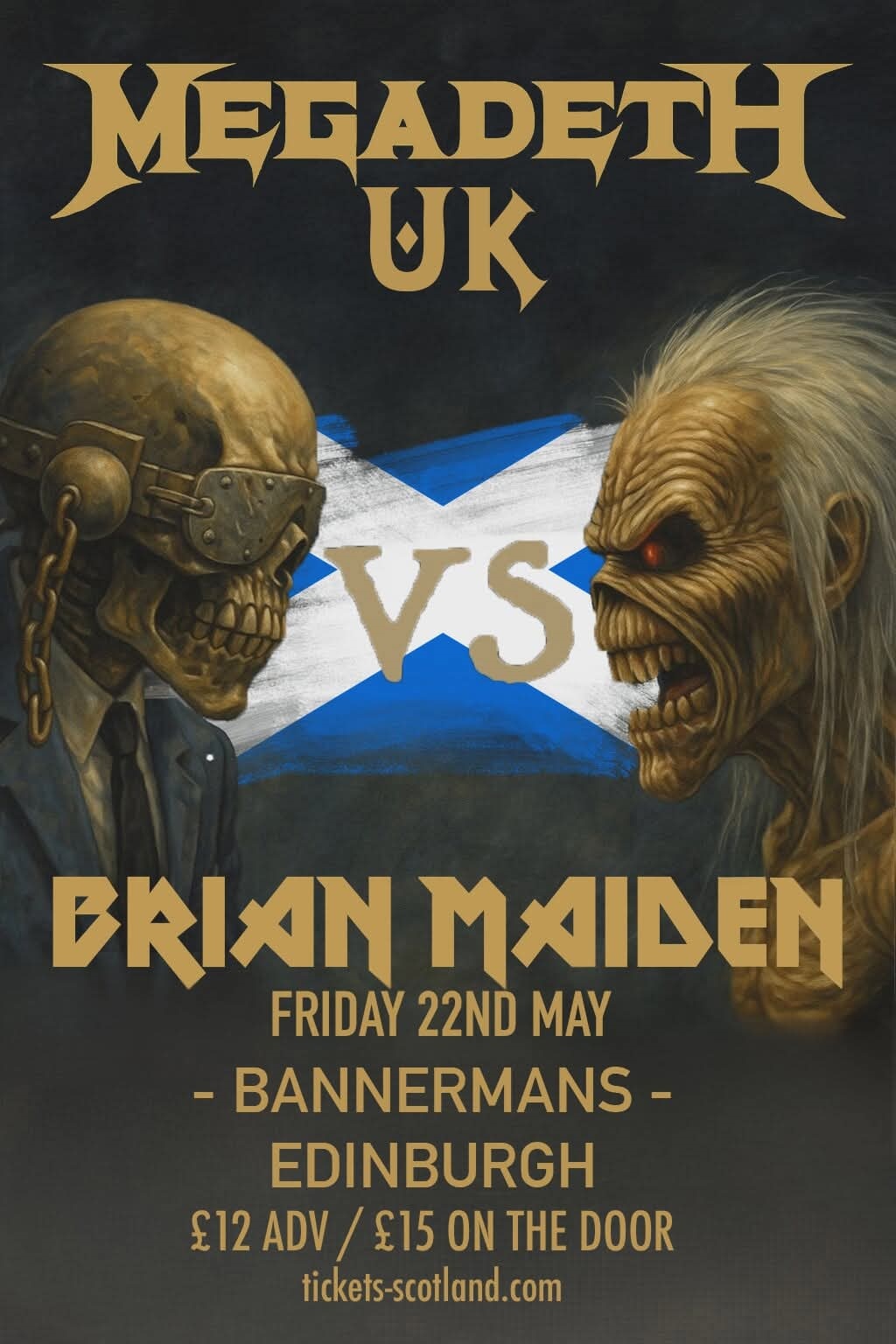 Megadeth UK Vs Brian Maiden