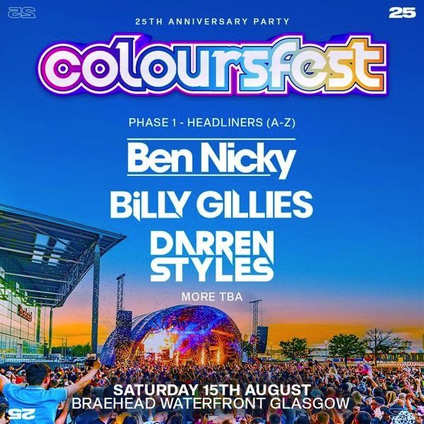 Coloursfest 25th Anniversary * Sunday * 